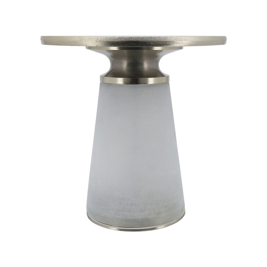 Sagebrook 18" Nebular Side Table - Frost