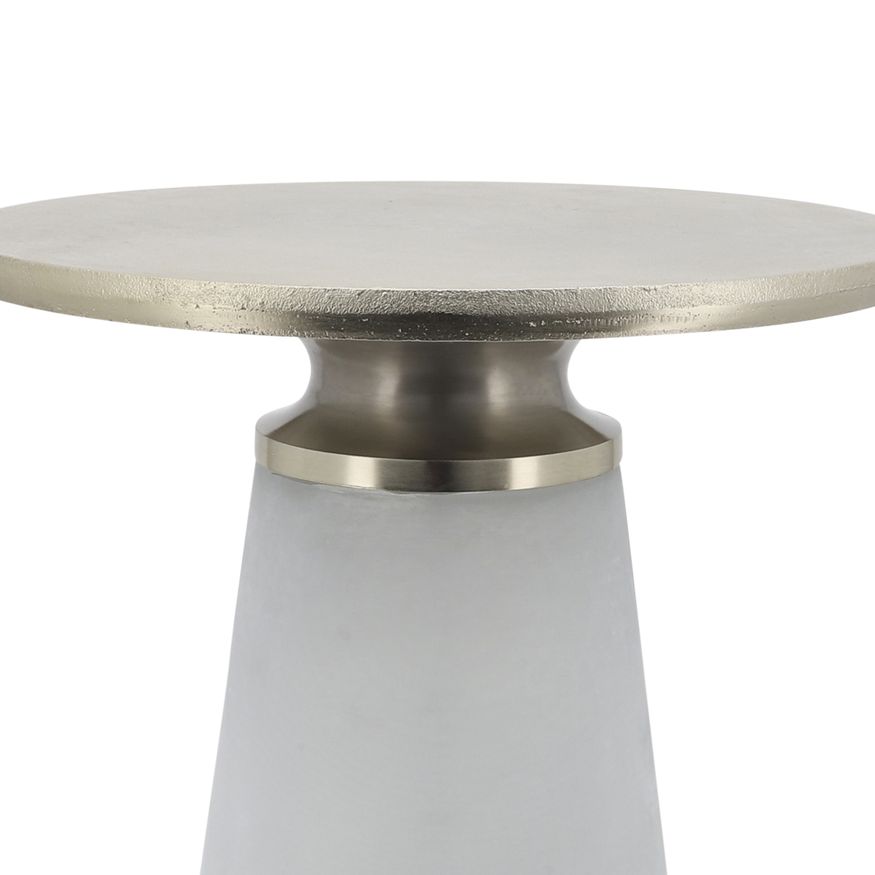 Sagebrook 18" Nebular Side Table - Frost