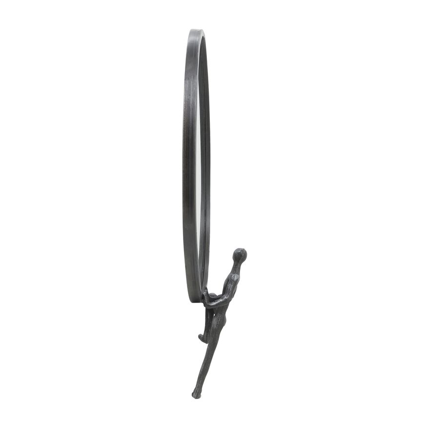 Sagebrook - Metal Mirror With Man Decor