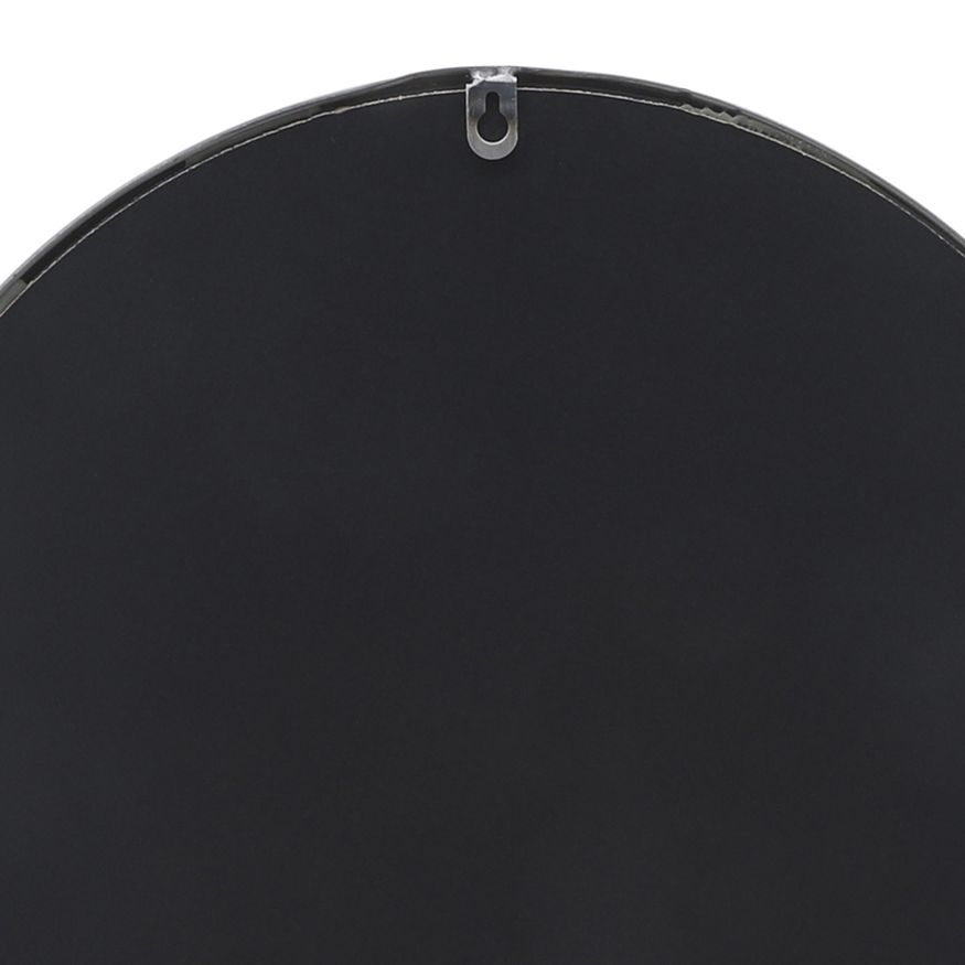 Sagebrook Metal Mirror With Man Decor - Black
