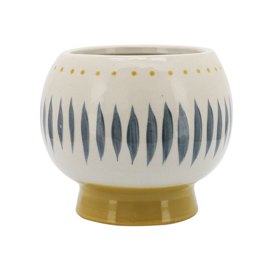 Sagebrook - 7" Ceramic Face Planter in Multi