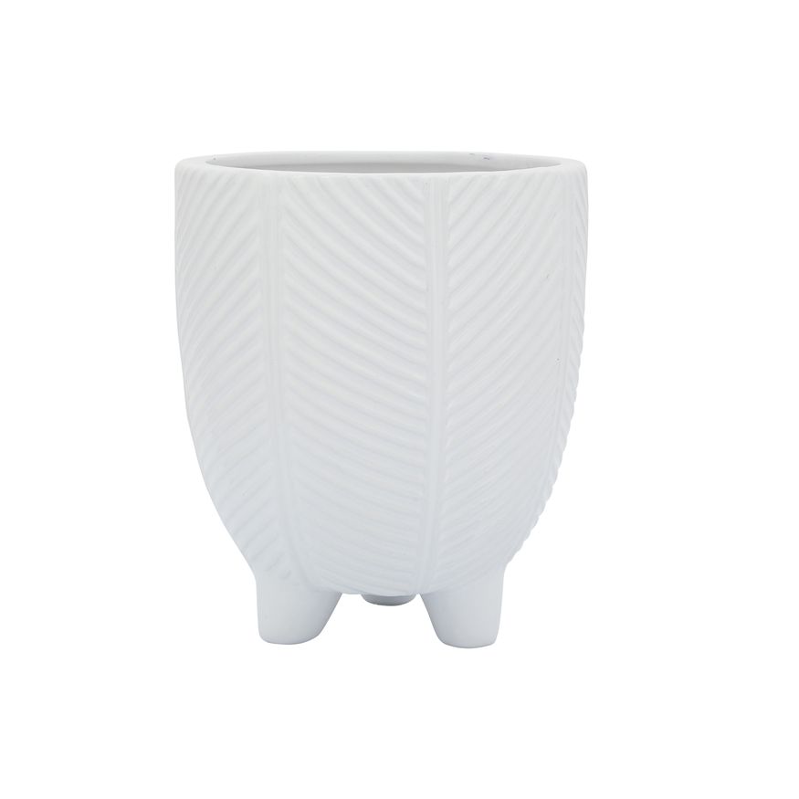 Sagebrook - 6" Dia Porcelain Footed Planter