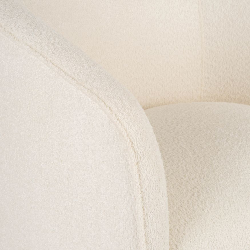 Sagebrook Barrel Arm Chair - Ivory