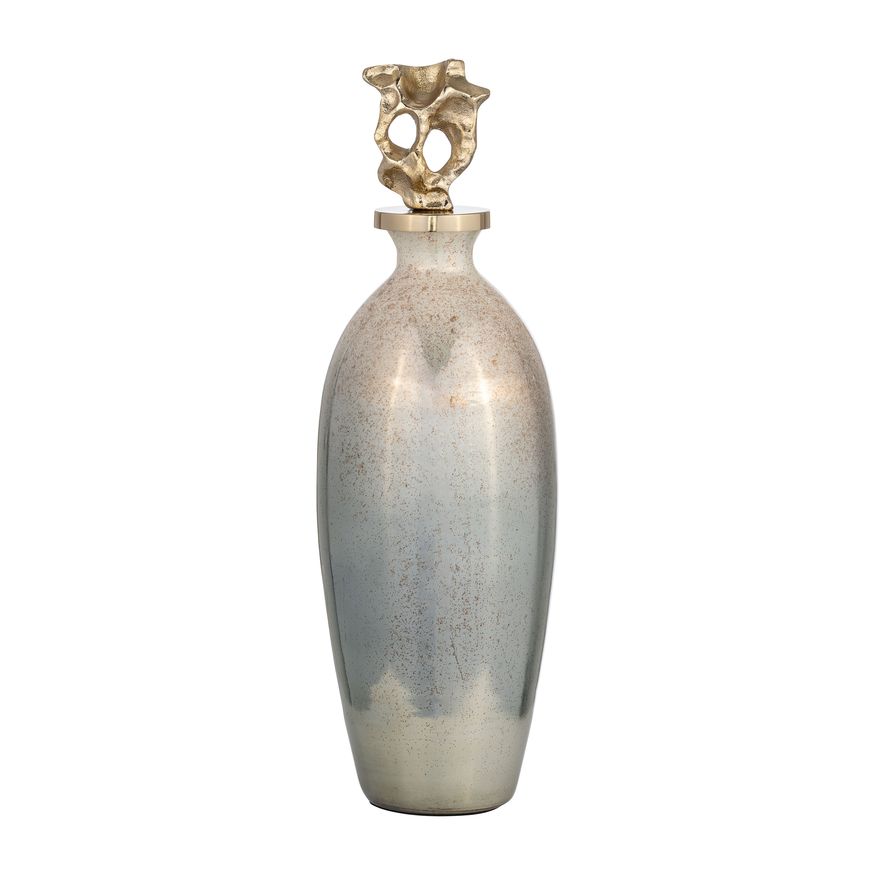 Sagebrook - 10" Ceramic Flower Jar With Lid