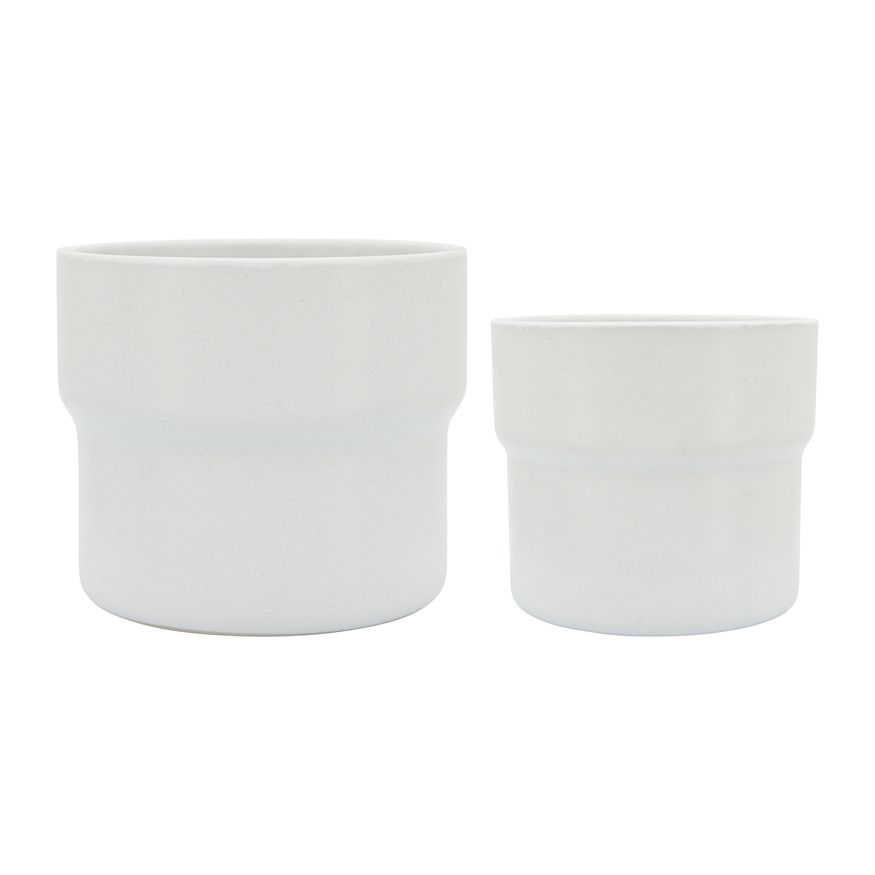Sagebrook - 6" Dia Porcelain Footed Planter