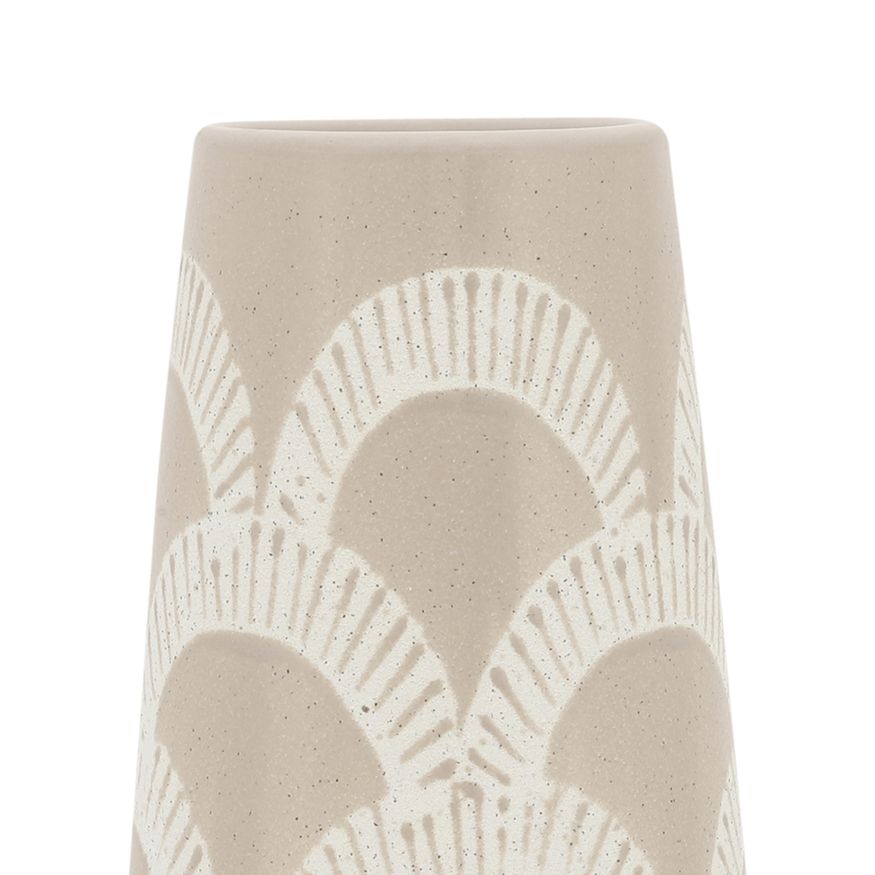 Sagebrook - 15" Ceramic Aztec Vase