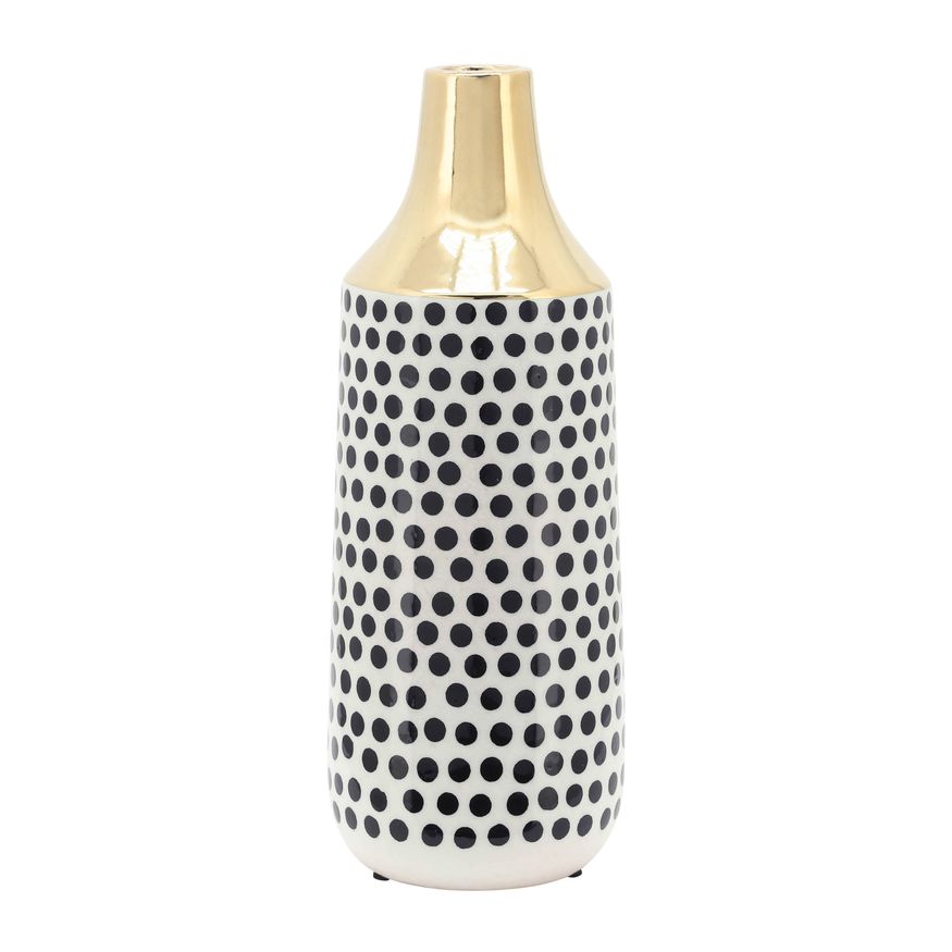Sagebrook - 12" Ceramic Dotted Vase