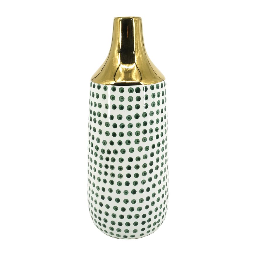 Sagebrook - 12" Ceramic Dotted Vase