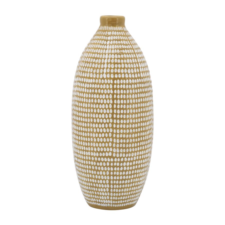 Sagebrook - 12" Ceramic Dotted Vase