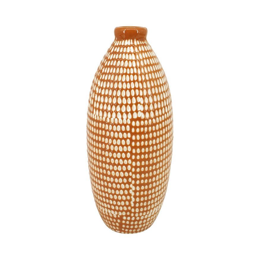 Sagebrook - 12" Ceramic Dotted Vase