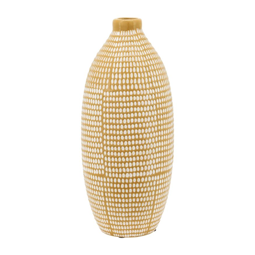 Sagebrook - 12" Ceramic Dotted Vase