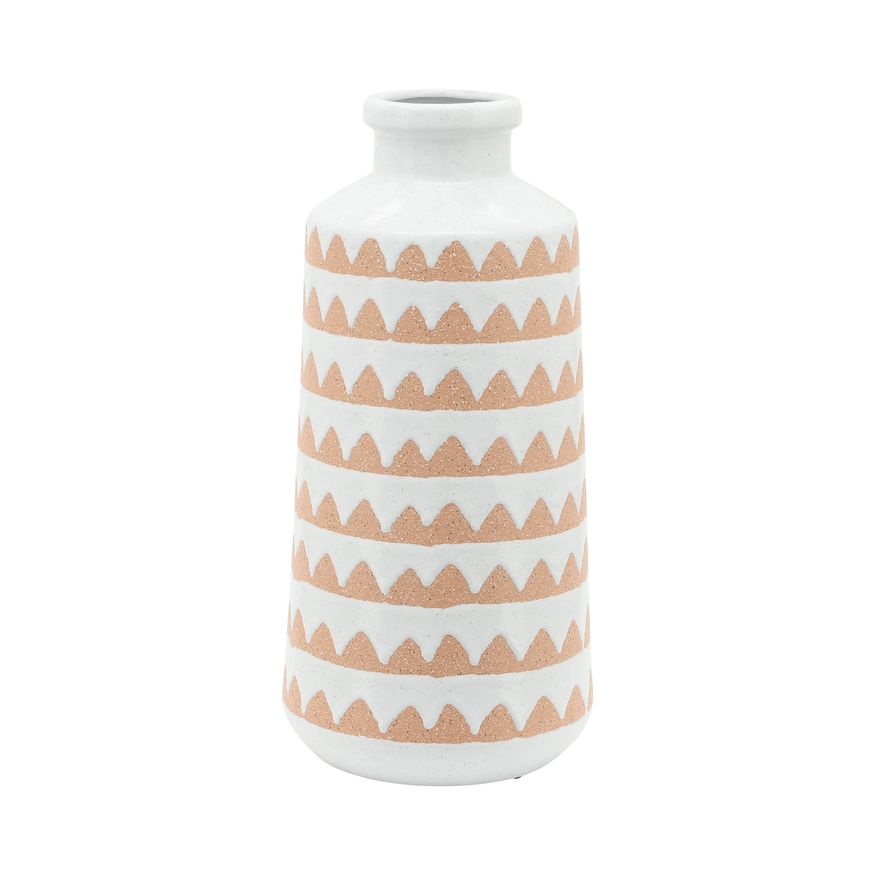 Sagebrook - 16837 16" Ceramic Aztec Vase