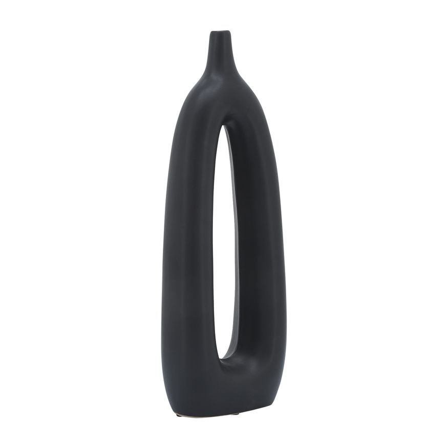 Sagebrook - 14" Ceramic Open Cut-out Vase