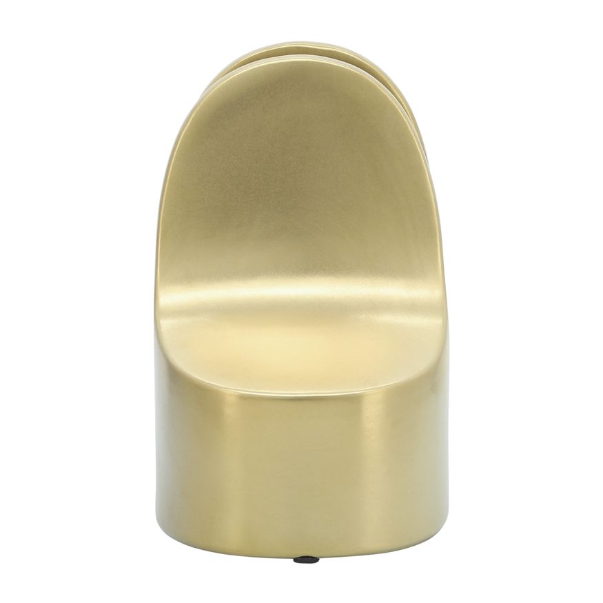 Sagebrook - 6" Ceramic Contemporary Bookends in Gold