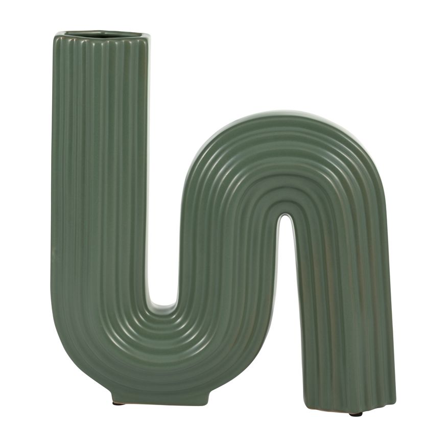 Sagebrook - 11" Ceramic Loopy Vase