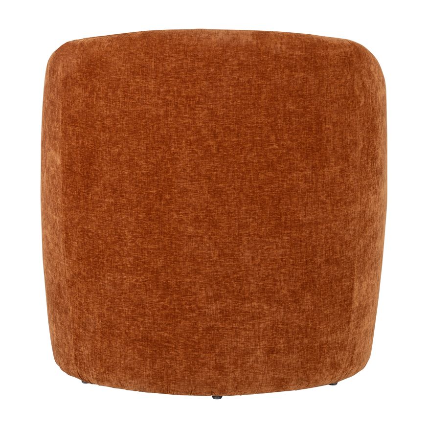 Sagebrook Barrel Arm Chair - Rust