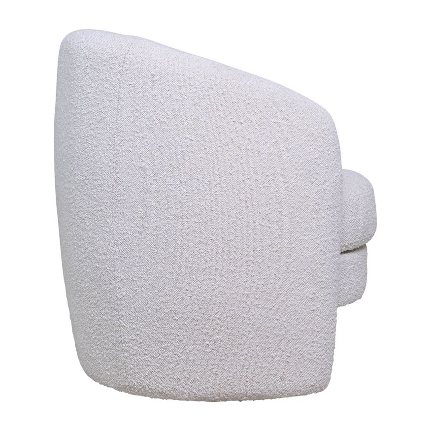 Sagebrook Barrel Arm Chair - Ivory