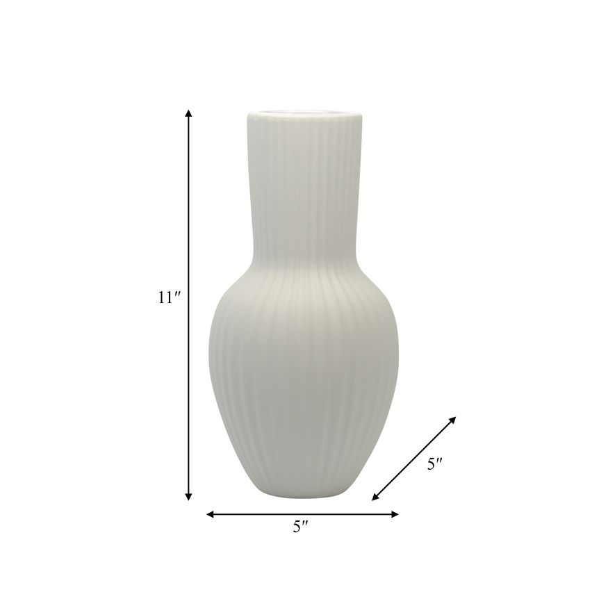 Sagebrook - 11" Ceramic Bouquet Vase