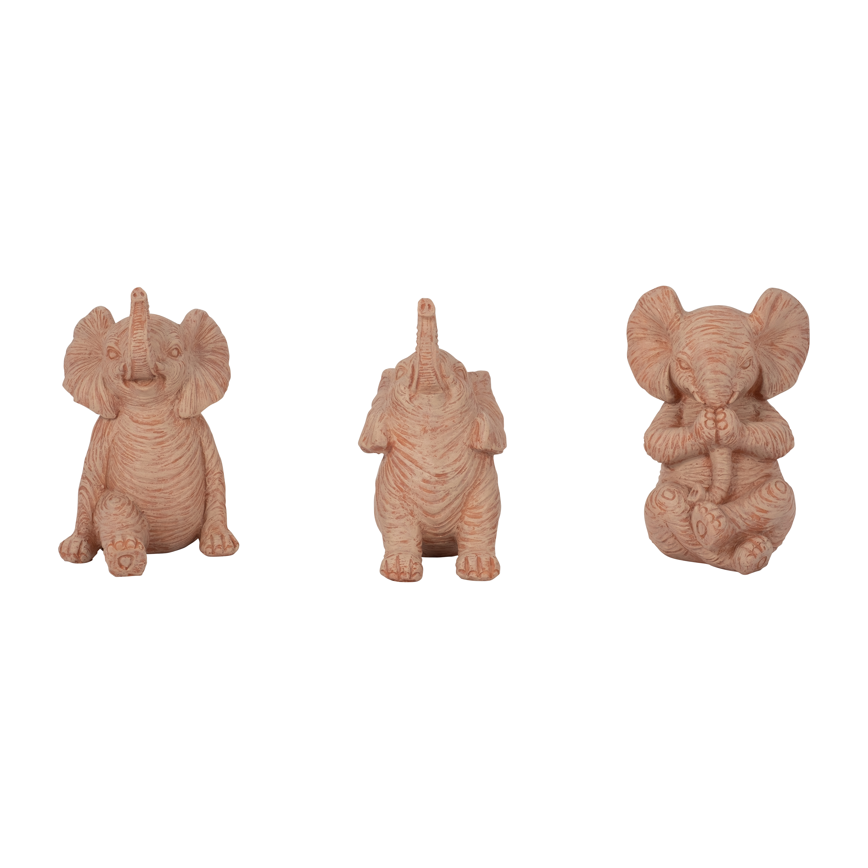Sagebrook - 9" Ceramic Elephant Decor