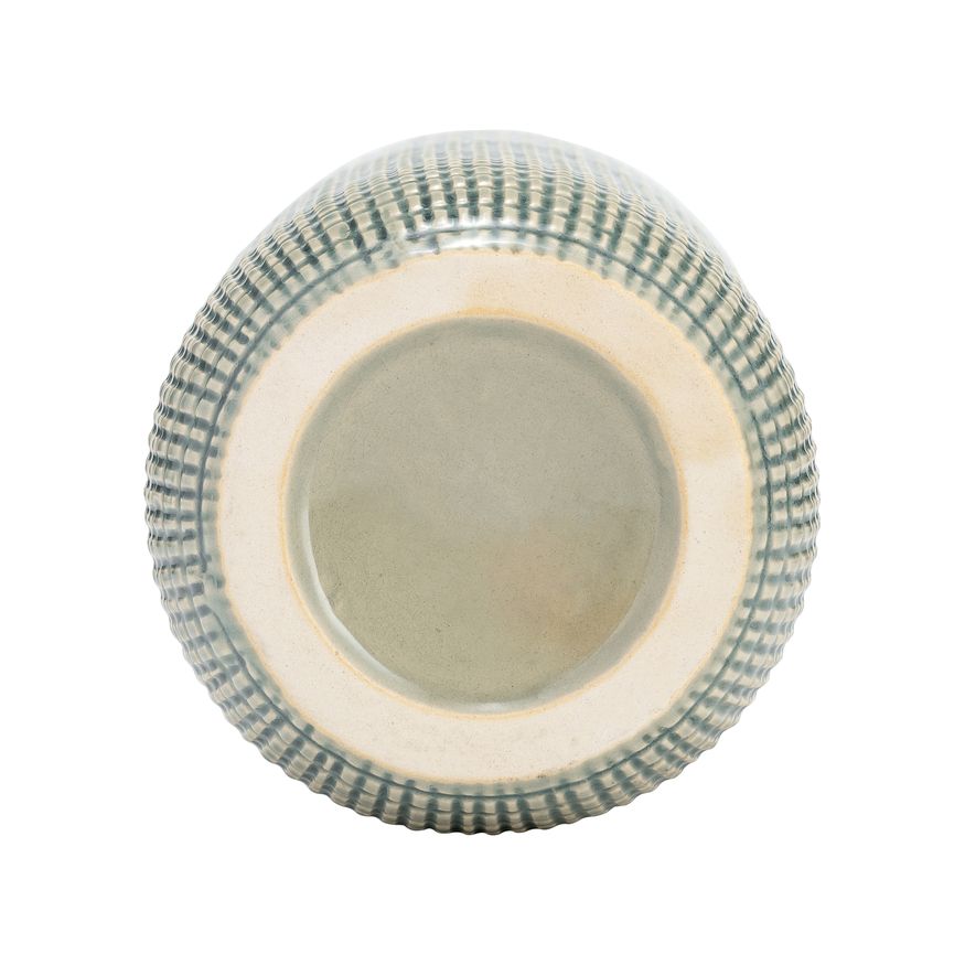 Sagebrook - 12" Ceramic 3-Tone Vase in Light Blue/Green