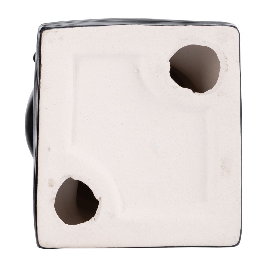 Sagebrook 8" Ceramic Elephant Bookends (Set Of 2) - Black