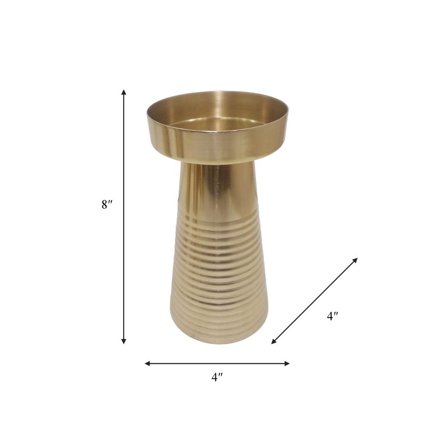 Sagebrook - 12" Metal Textured Pillar