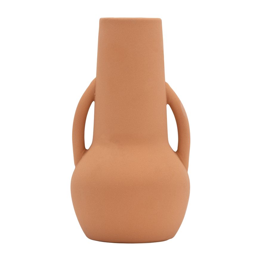 Sagebrook - 7" Ceramic Stripe Oval Vase