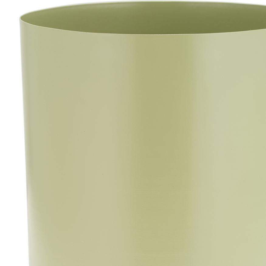 Sagebrook 8" Metal Flat Round Base Planter - Tendril