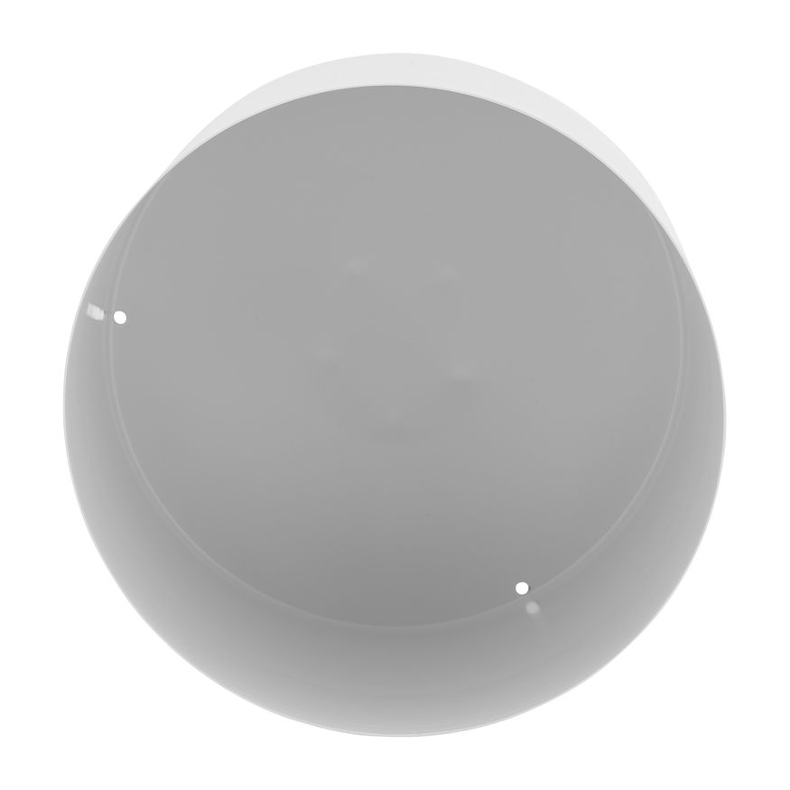 Sagebrook 6" Metal Flat Round Base Planter - White