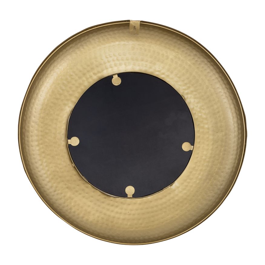 Sagebrook - Metal Hammered Mirror in Gold