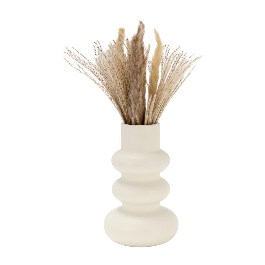 Sagebrook 10" Dolomite Stacked Spheres - Cotton