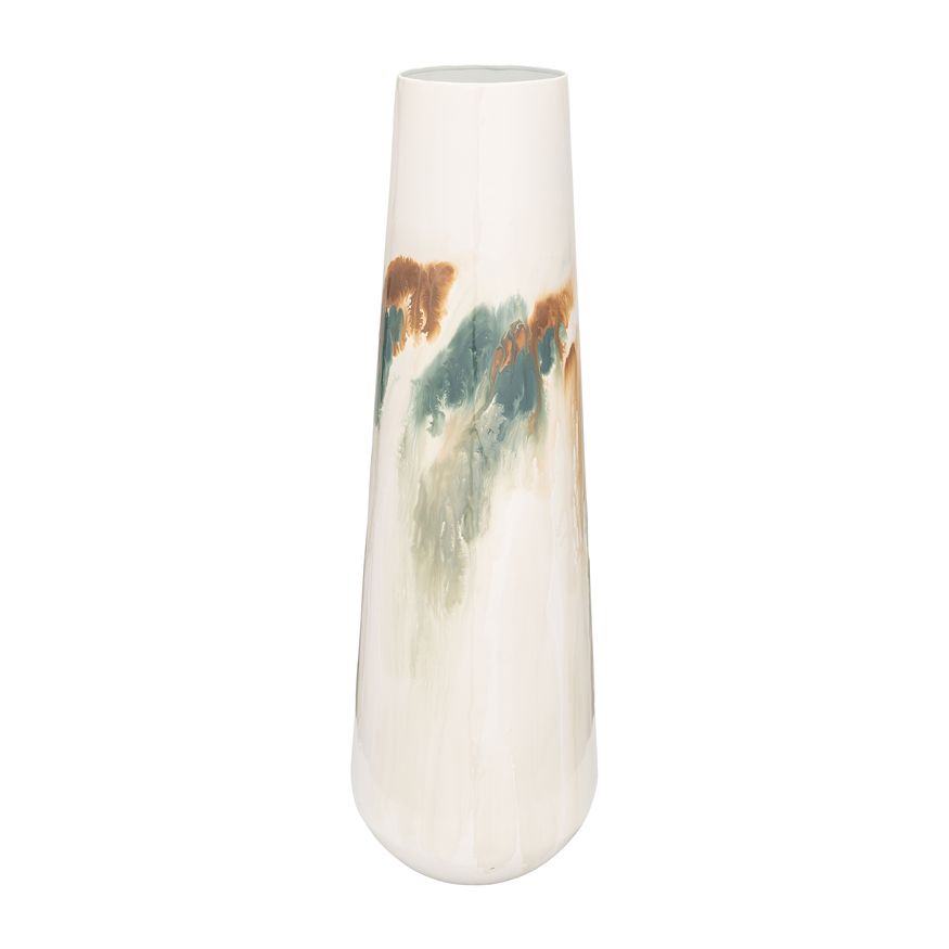 Sagebrook - 13" Iron Colored Stained Vase