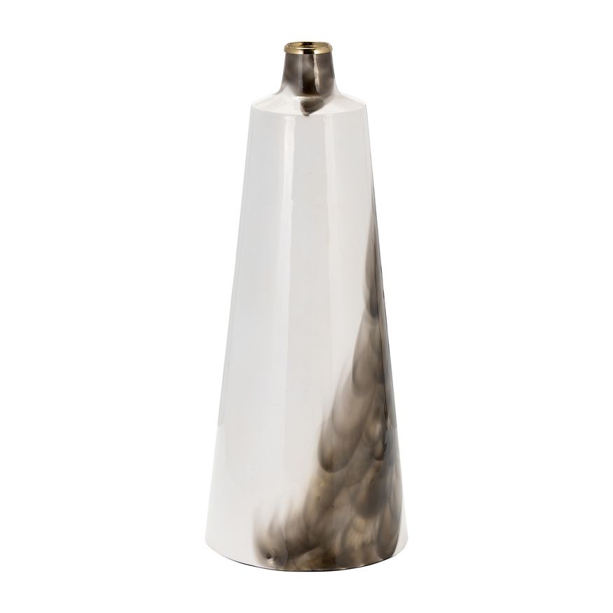 Sagebrook - 18" Metal Vase With Ring Lid