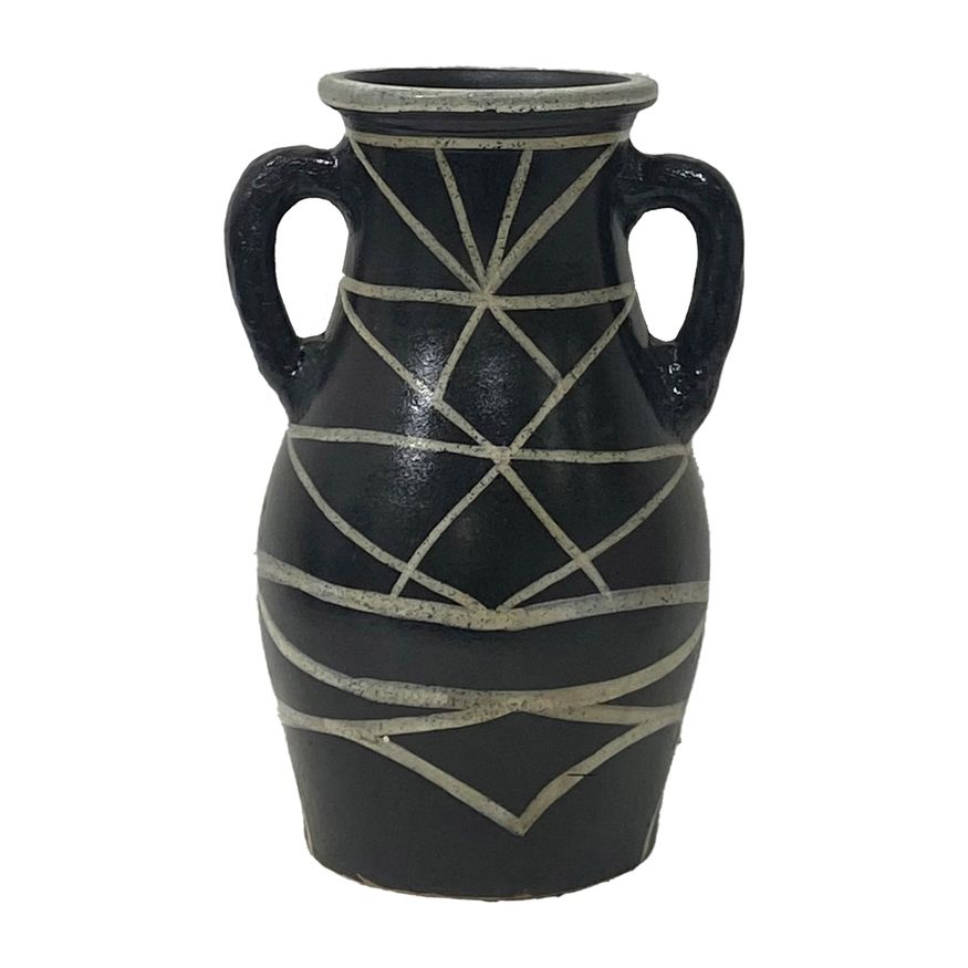 Sagebrook - 14" Terracotta Modern Eared Vase