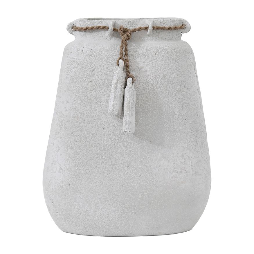 Sagebrook - 16" Ecomix Vase With Jute Detail