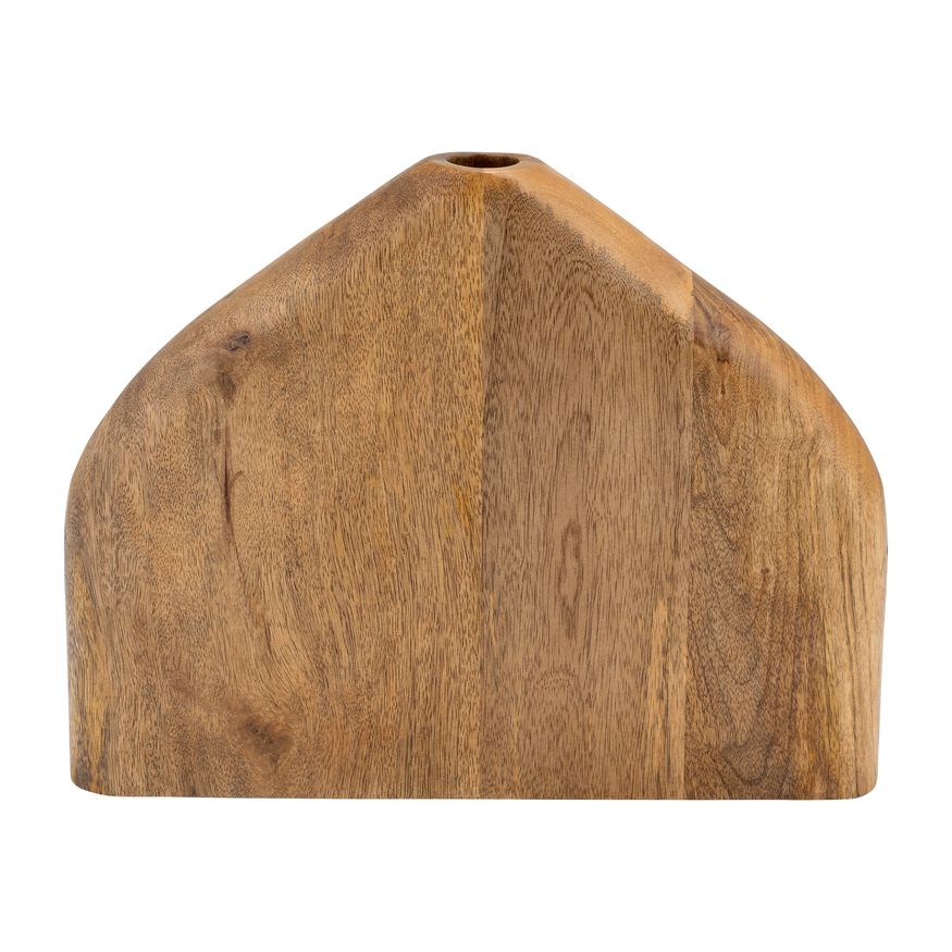 Sagebrook - 11" Wood Tapered Vase