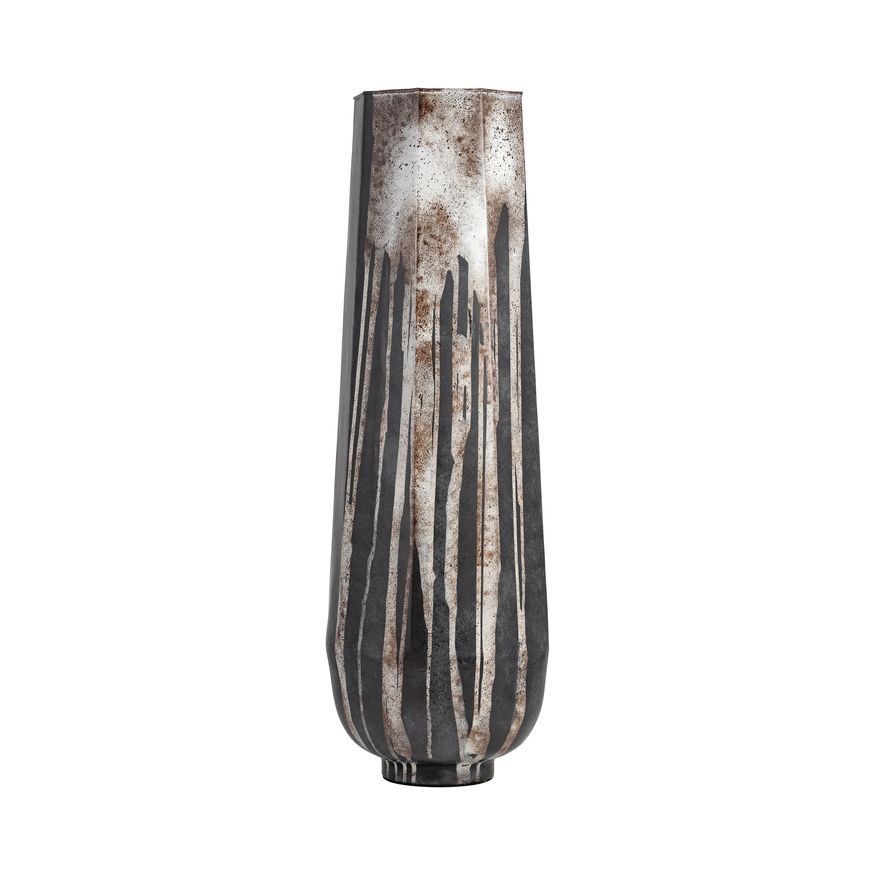 Sagebrook - 10" Wood Tri-colored Bottle