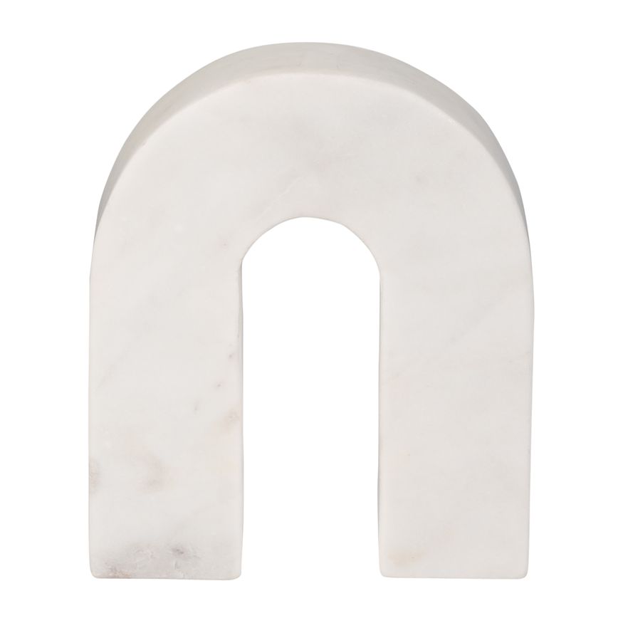 Sagebrook - 7" Marble Horseshoe Table Top Decor