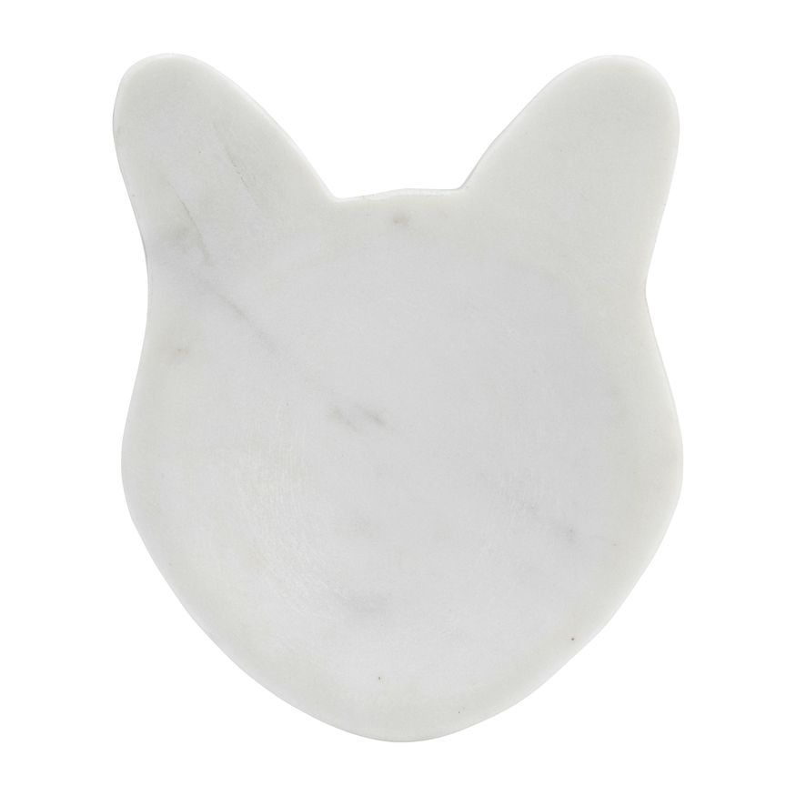 Sagebrook - 5" Marble Cat Tray