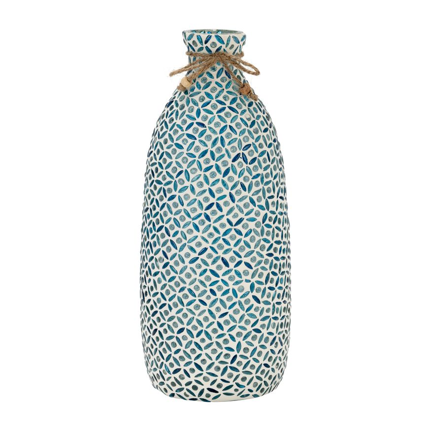 Sagebrook - 16" Glass Mosaic Vase