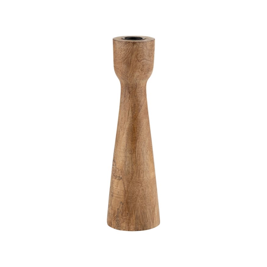 Sagebrook - 10" Wood Candle Holder