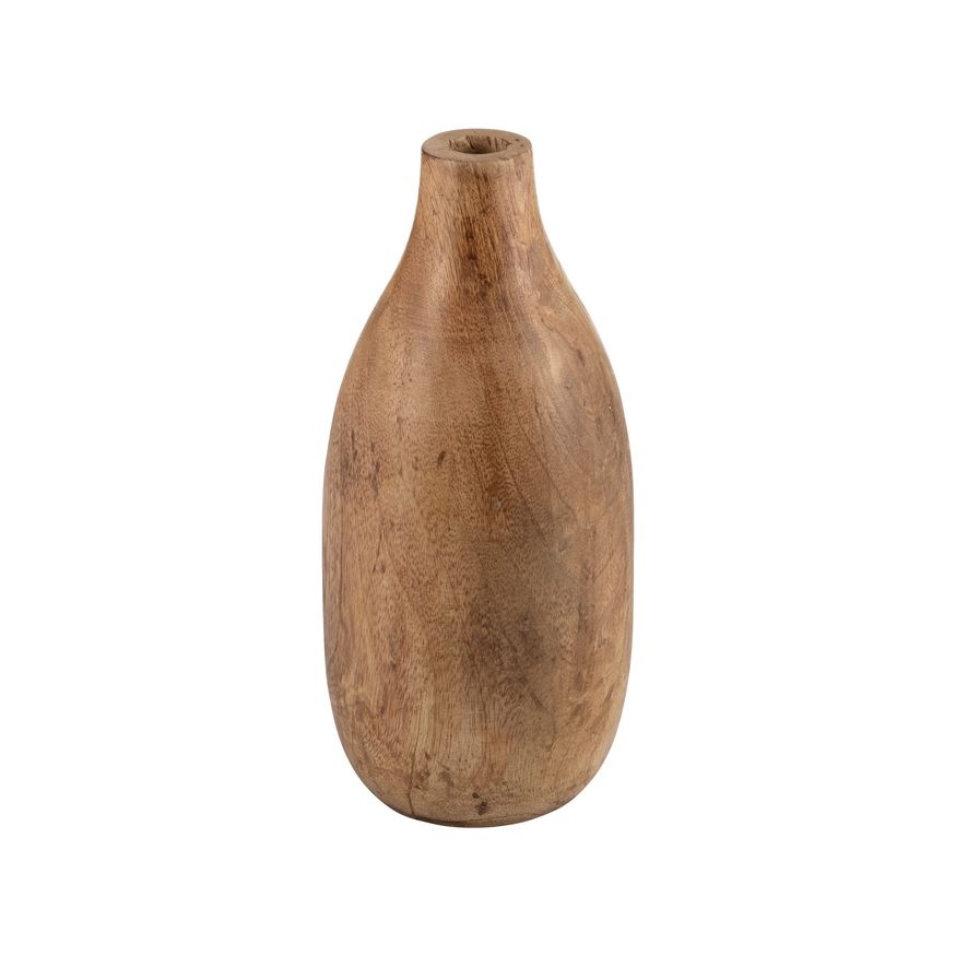 Sagebrook - 10" Wood Vase
