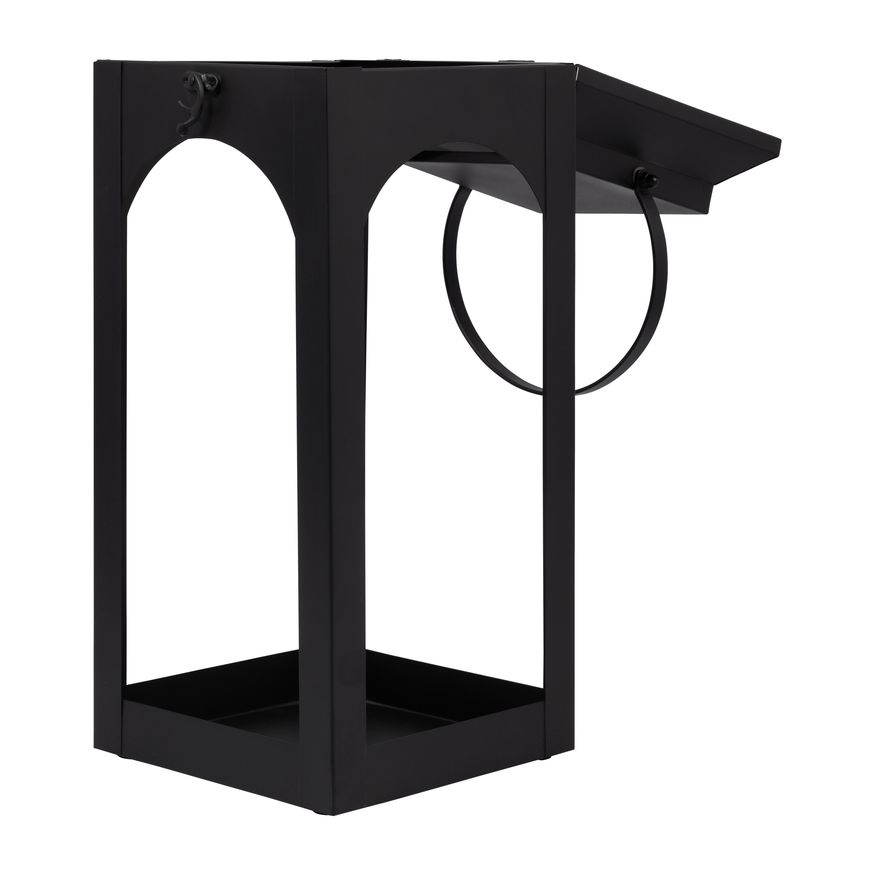 Sagebrook - 11"/16"/23"/29" Metal Open Lanterns (Set of 4) in Black