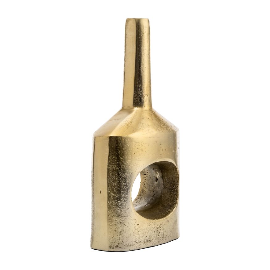 Sagebrook - 12" Metal Small Modern Open Cut Out Vase