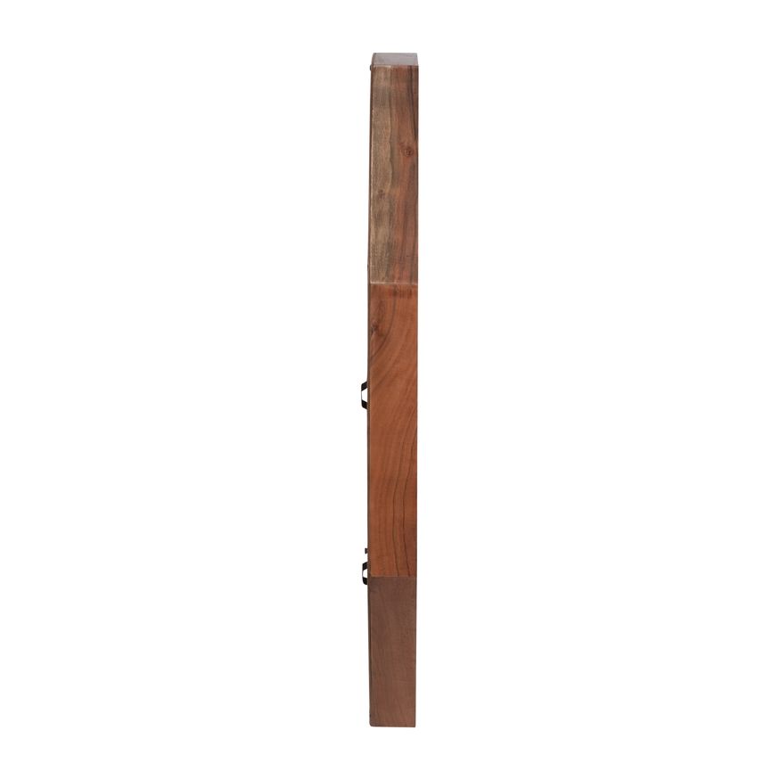 Sagebrook - Wood Octagon Shaped Mirror in Cherry