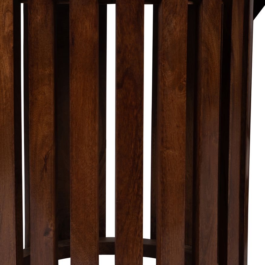 Sagebrook - Wood Table & Stool Set in Brown
