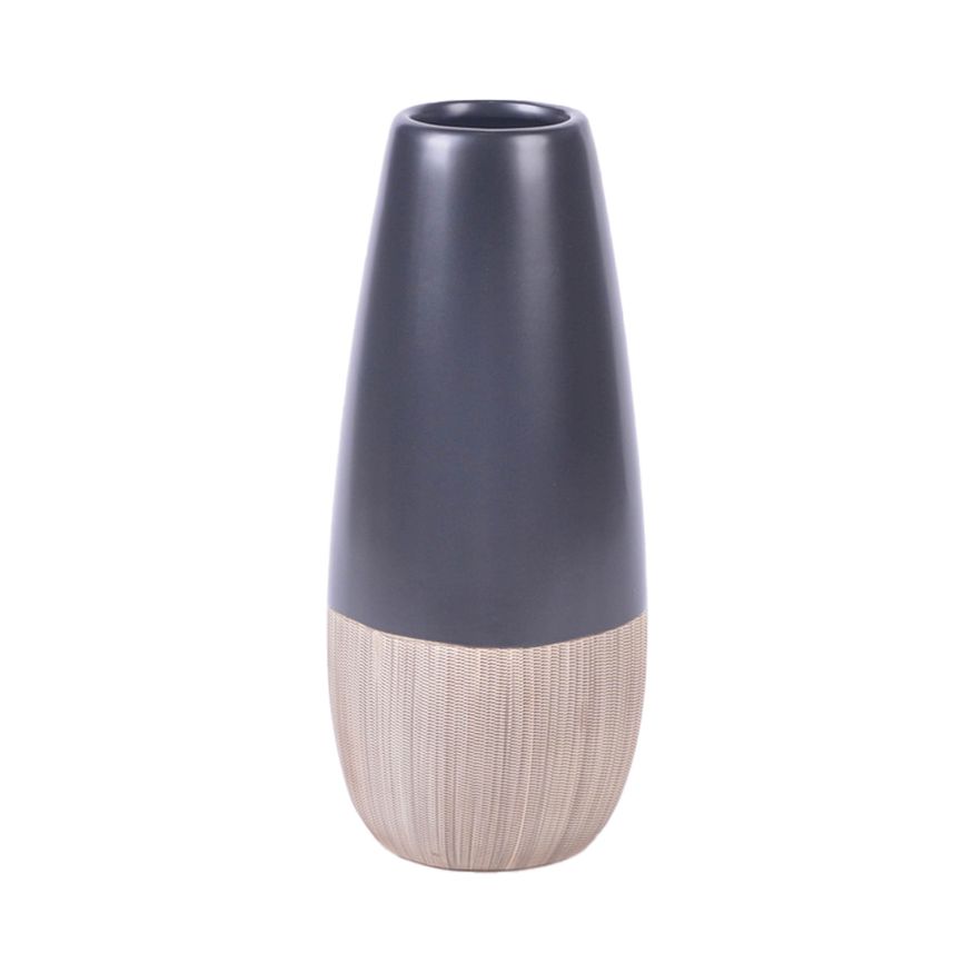 Sagebrook - 9" Ceramic 2-tone Vase
