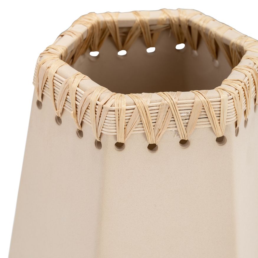 Sagebrook 11" Ceramic Vase With Weaving - Natural