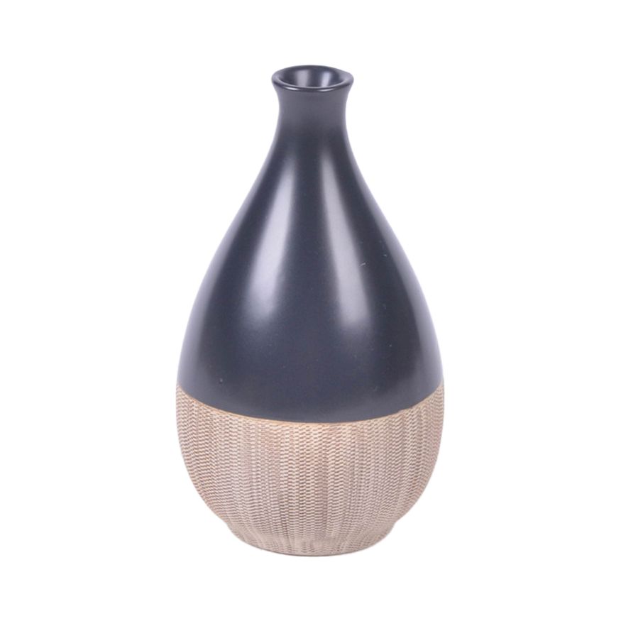 Sagebrook - 12" Ceramic Half Circle Vase