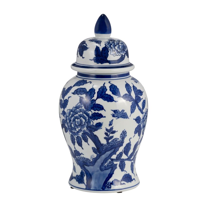 Sagebrook - 14" Ceramic Temple Jar